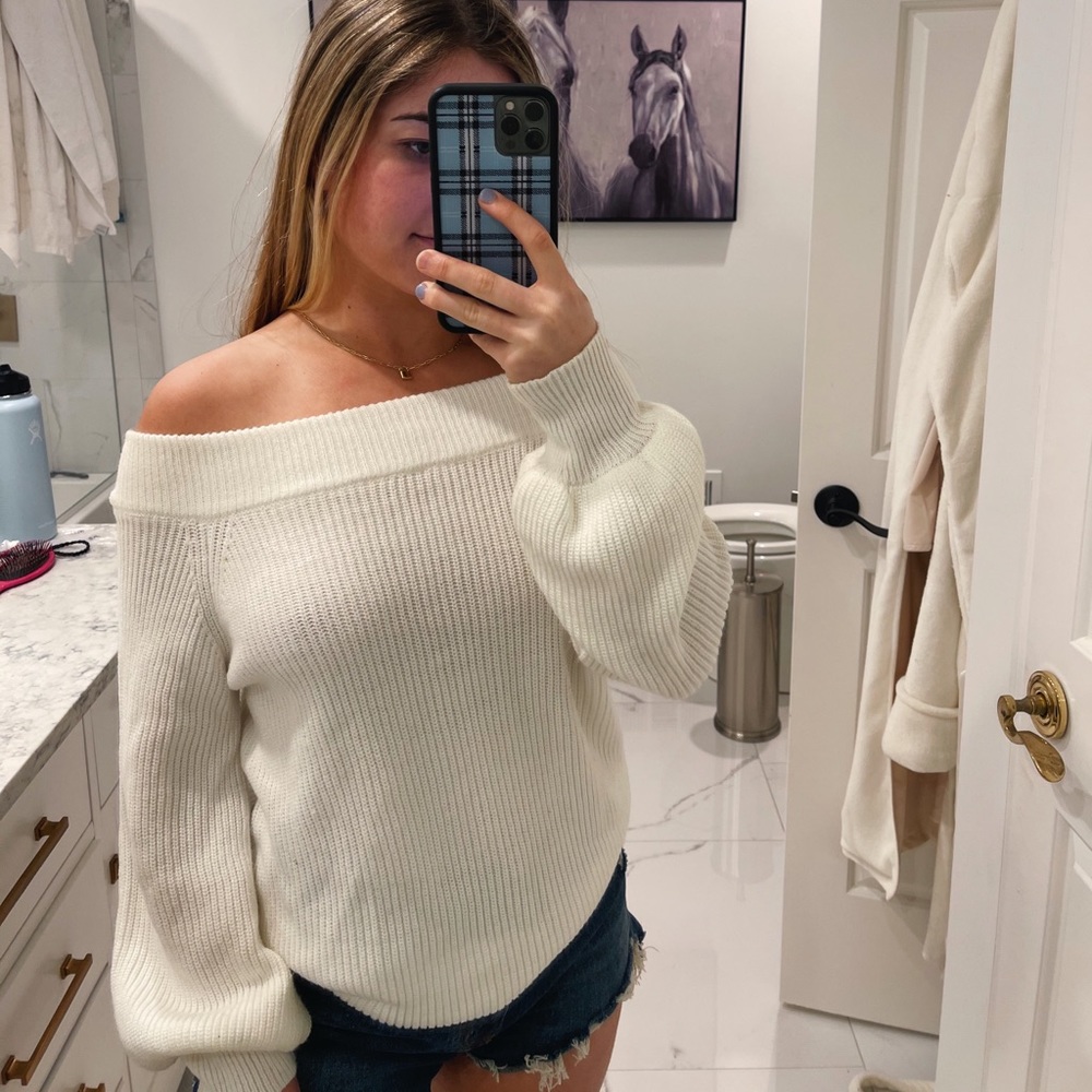 White knit